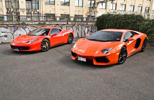 Bò tót Lamborghini Aventador đọ sắc cùng Ferrari 458 Italia-03