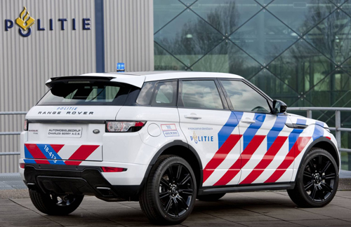 Range Rover Evoque rực rỡ trong sắc phục cảnh sát