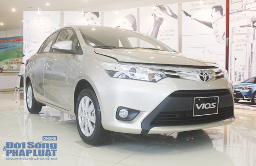 Hình ảnh thực tế của Toyota Vios 2014 tại Hà Nội