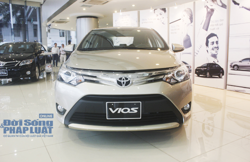 Hình ảnh thực tế của Toyota Vios 2014 tại Hà Nội