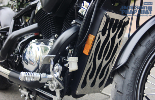 Honda Shadow độ Bobber cực ngầu của dân chơi Hà thành-14