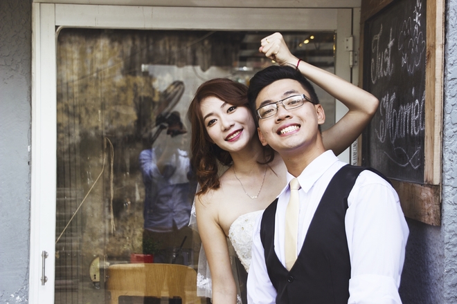 Ảnh cưới siêu hài hước của hot girl nhóm BB&BG