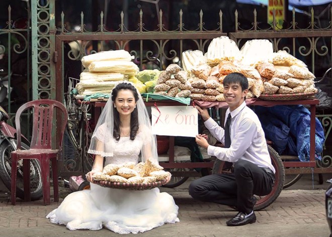 Những bộ ảnh cưới độc đáo, hài hước xem là muốn kết hôn