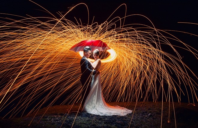 Những bộ ảnh cưới độc đáo, hài hước xem là muốn kết hôn