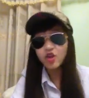 Nhan sắc girl xinh 9X hát nhép nhạc phim Thủy Hử