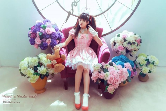 Hot girl Kiều Trinh hóa “ma nữ” xinh đẹp trong bộ ảnh Halloween