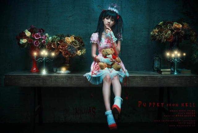 Hot girl Kiều Trinh hóa “ma nữ” xinh đẹp trong bộ ảnh Halloween