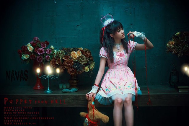 Hot girl Kiều Trinh hóa “ma nữ” xinh đẹp trong bộ ảnh Halloween