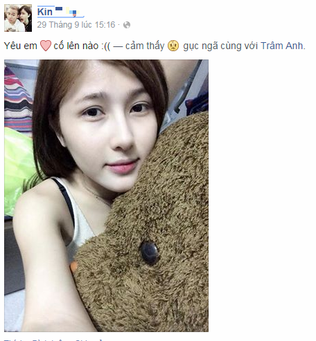 Bạn trai chia sẻ ảnh sau 2 ngày Trâm Anh bị bắt