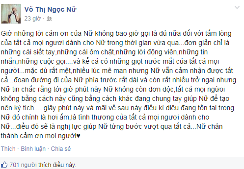 Cô gái xinh đẹp mắc bệnh máu trắng nghẹn ngào nói lời cảm ơn