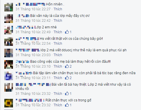 Bài văn tả bà “da trắng mịn, tóc đen mượt” gây bão mạng Bài văn tả bà “da trắng mịn, tóc đen mượt” gây bão mạng
