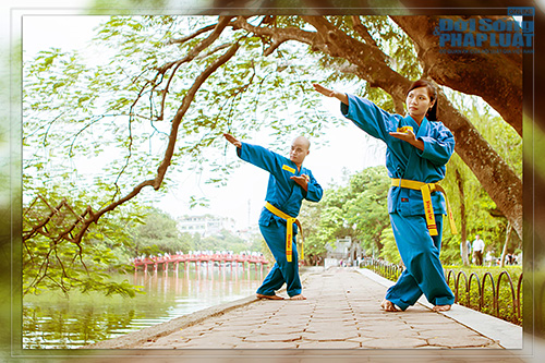 Cô dâu “tung cước”chú rể trong bộ ảnh cưới đậm chất võ thuật