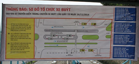 Hà Nội: Trạm trung chuyển xe buýt Cầu Giấy bị tháo dỡ