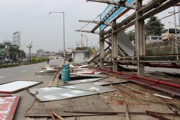 Hà Nội: Trạm trung chuyển xe buýt Cầu Giấy bị tháo dỡ