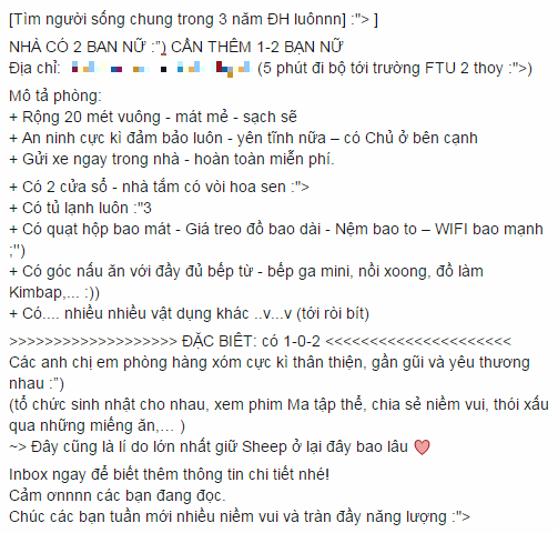 Nữ sinh ĐH Ngoại Thương và tờ rơi “Tìm người ở ghép” gây bão mạng