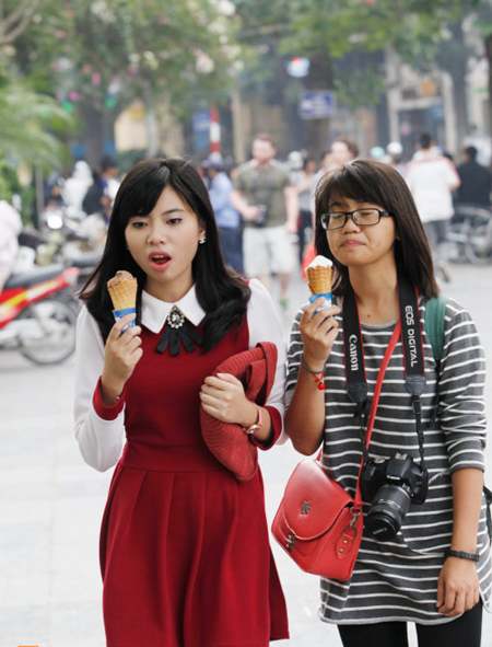 Những điều thú vị khi ăn kem vào mùa đông