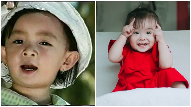 Em bé 18 tháng giống hệt Xuân Mai “điên đảo” dân mạng