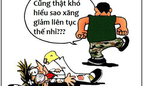 Ảnh chế hài hước nhân dịp xăng giảm giá lần thứ 9