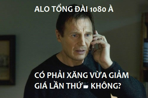 Ảnh chế hài hước nhân dịp xăng giảm giá lần thứ 9