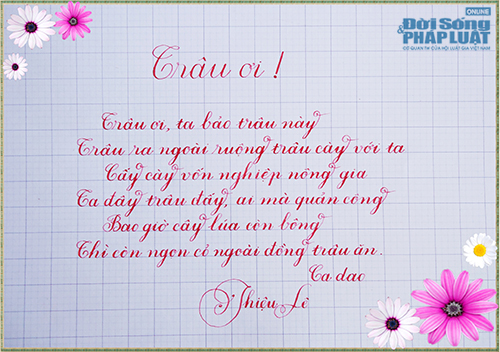 Thầy giáo 9X chữ đẹp như in muốn “truyền nghề” cho trẻ mồ côi