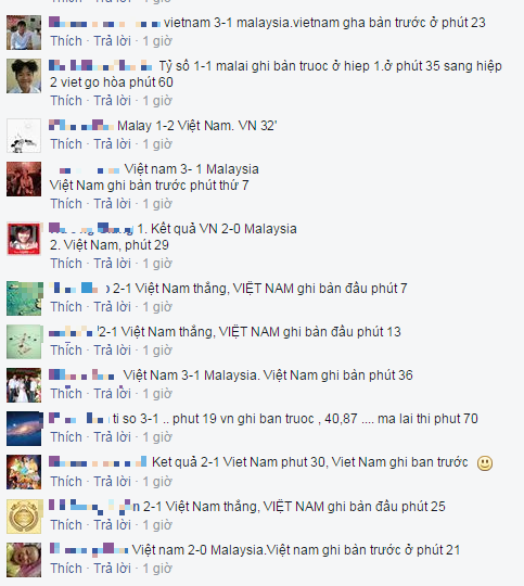 Dân mạng dồn dập dự đoán tỷ số trận bán kết Việt Nam – Malaysia