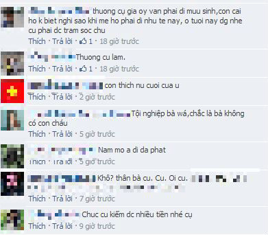 “Nụ cười hạnh phúc” của cụ bà bán hàng rong gây xúc động