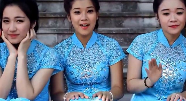 Cover Tình yêu màu nắng của ba hotgirl  gây sốt