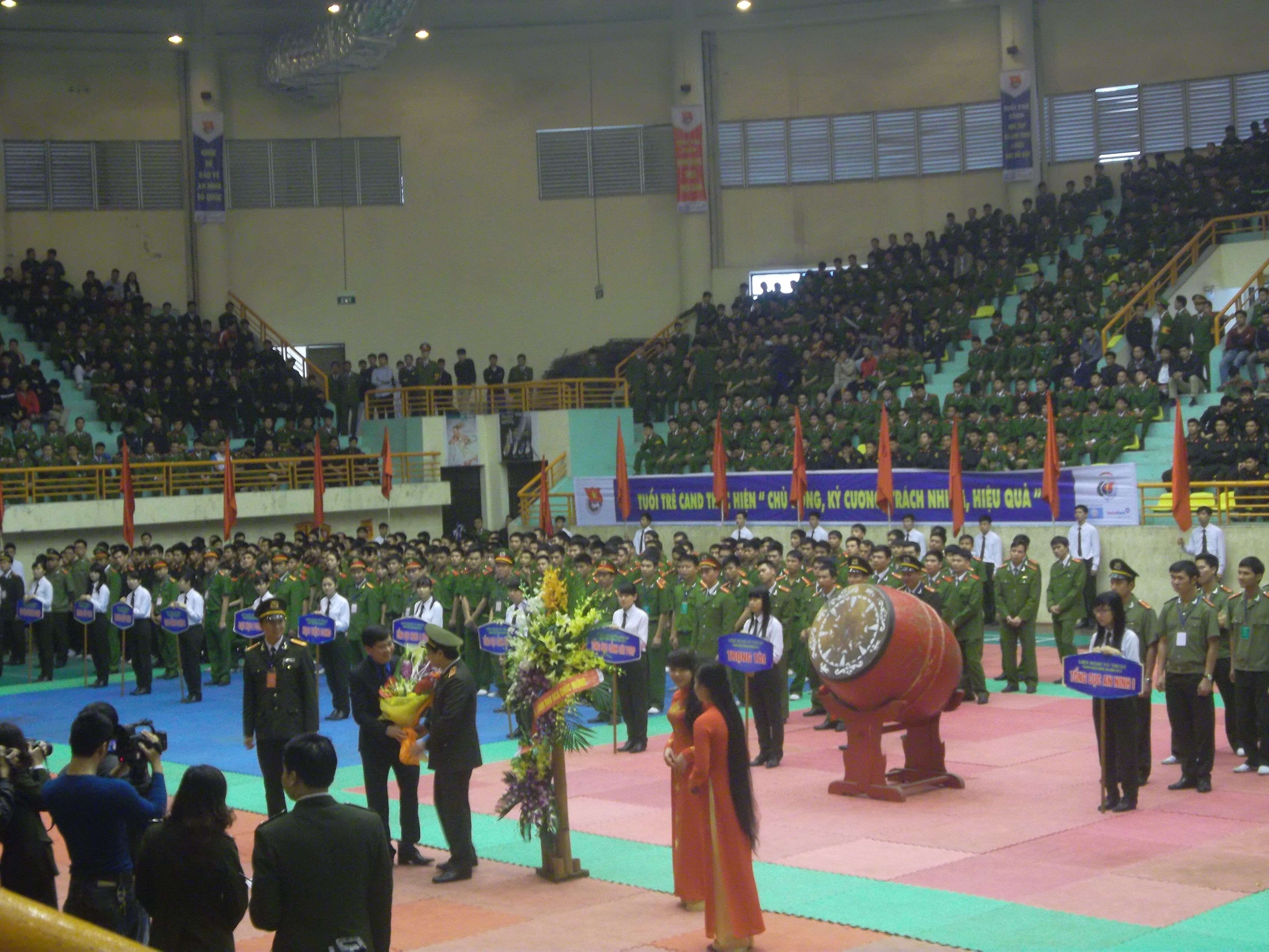 Sôi nổi Liên hoan Võ thuật thanh niên Công an nhân dân lần thứ 4