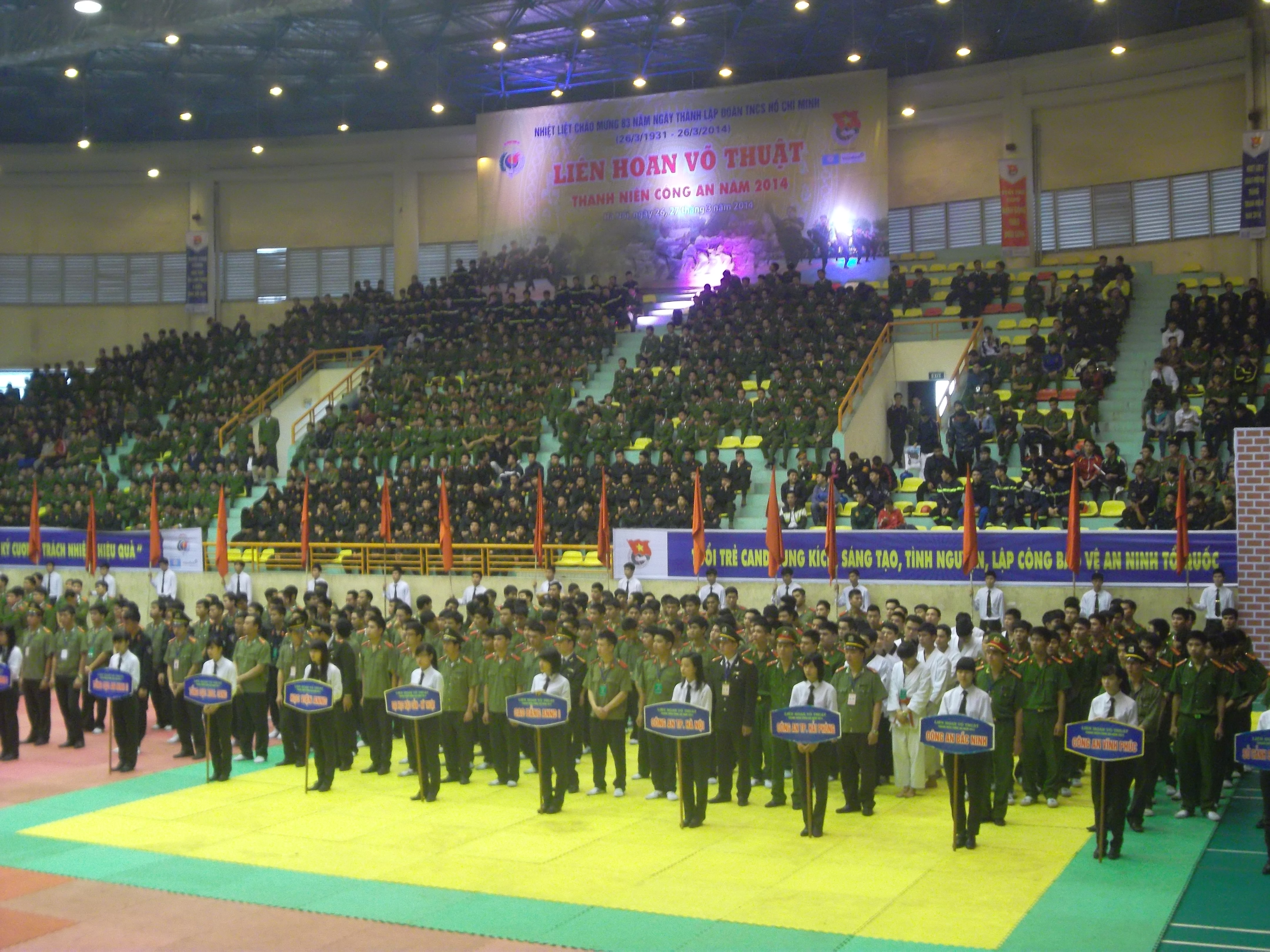 Sôi nổi Liên hoan Võ thuật thanh niên Công an nhân dân lần thứ 4