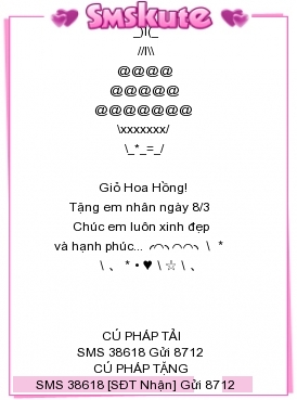 Những tin nhắn hay, ý nghĩa mừng ngày 8/3