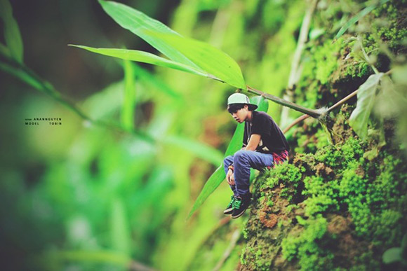 Bộ ảnh siêu thực “Hóa người tí hon” của chàng 9X gây sốt