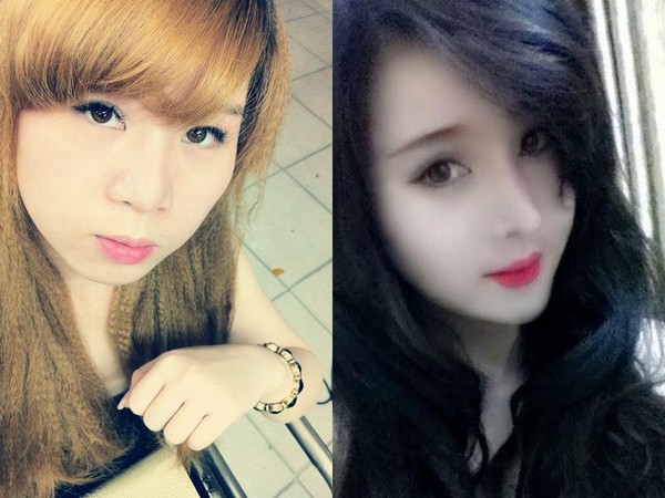 Giật mình với “dung nhan” thực của các Hot girl mạng