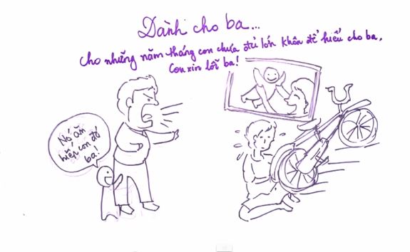 Rơi nước mắt với clip “Dành riêng cho Ba” Rơi nước mắt với clip “Dành riêng cho Ba”