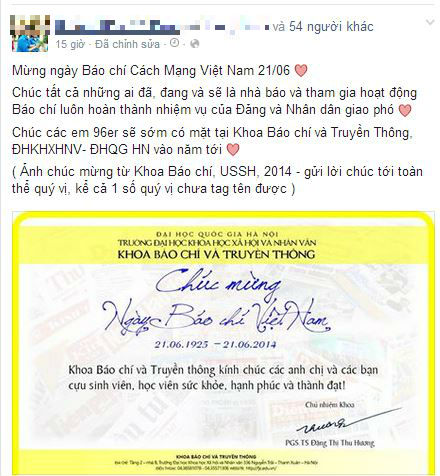 Nghẹn ngào những lời chúc nhân ngày 21/6