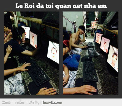 Hài hước ảnh chế “ca sĩ” Lệ Rơi