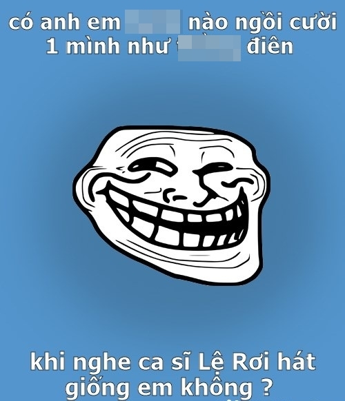 Hài hước ảnh chế “ca sĩ” Lệ Rơi