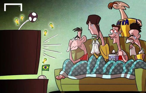 Ôm bụng cười với loạt ảnh chế xem World Cup 2014