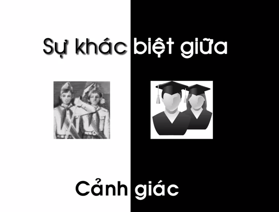 Hài hước clip: Sự khác biệt giữa học sinh và sinh viên