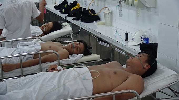 9 chiến sĩ ngạt khí độc trong lúc chữa cháy tại Đà Nẵng