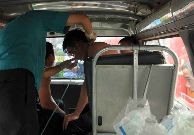 9 chiến sĩ ngạt khí độc trong lúc chữa cháy tại Đà Nẵng