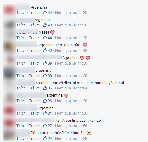 Dân mạng dồn dập dự đoán tỷ số trận Đức với Argentina ngày 14/7