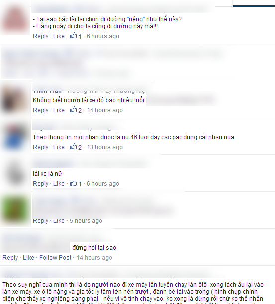 Bi hài ô tô đi vào đường hẹp, phá nát lan can Bi hài ô tô đi vào đường hẹp, phá nát lan can