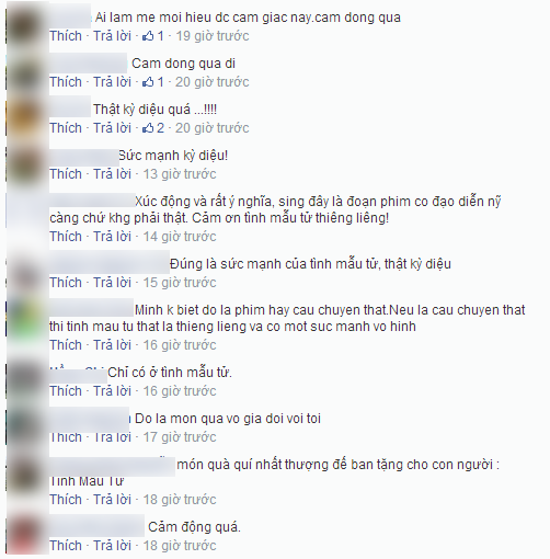 Rơi nước mắt khi xem clip “Tình mẫu tử thiêng liêng”