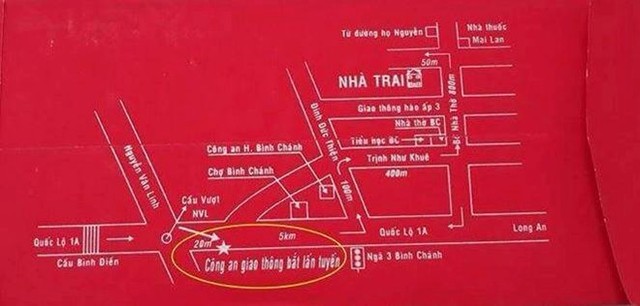 Hài hước thiệp mời đám cưới in chỉ dẫn “CSGT bắt lấn tuyến” 