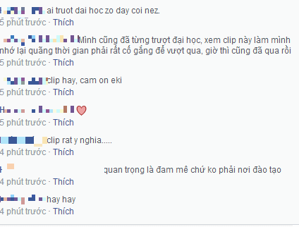 Clip: “Tôi cũng trượt đại học” gây sốt