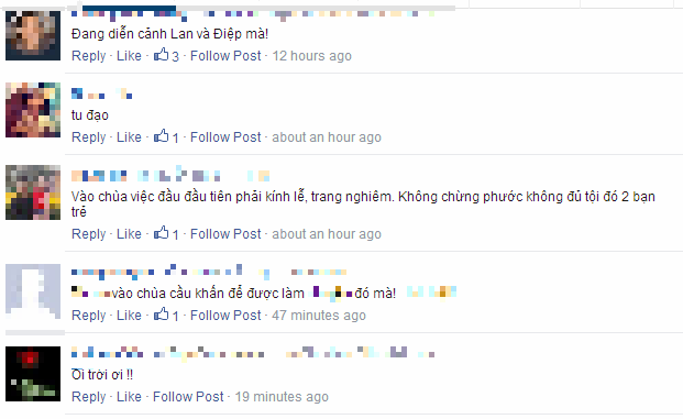 Bức xúc cảnh cặp đôi mặc đồ Phật ôm ấp nhau tại chùa Bức xúc cảnh cặp đôi mặc đồ Phật ôm ấp nhau tại chùa