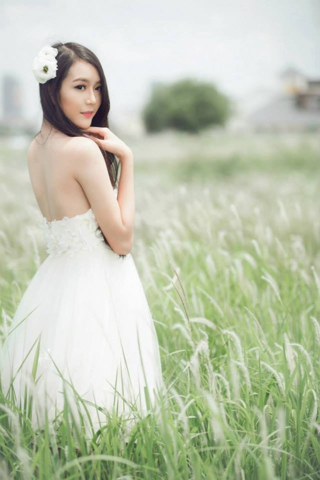 Nhan sắc xinh đẹp của cô gái có chiều cao khủng ĐH Hoa Sen