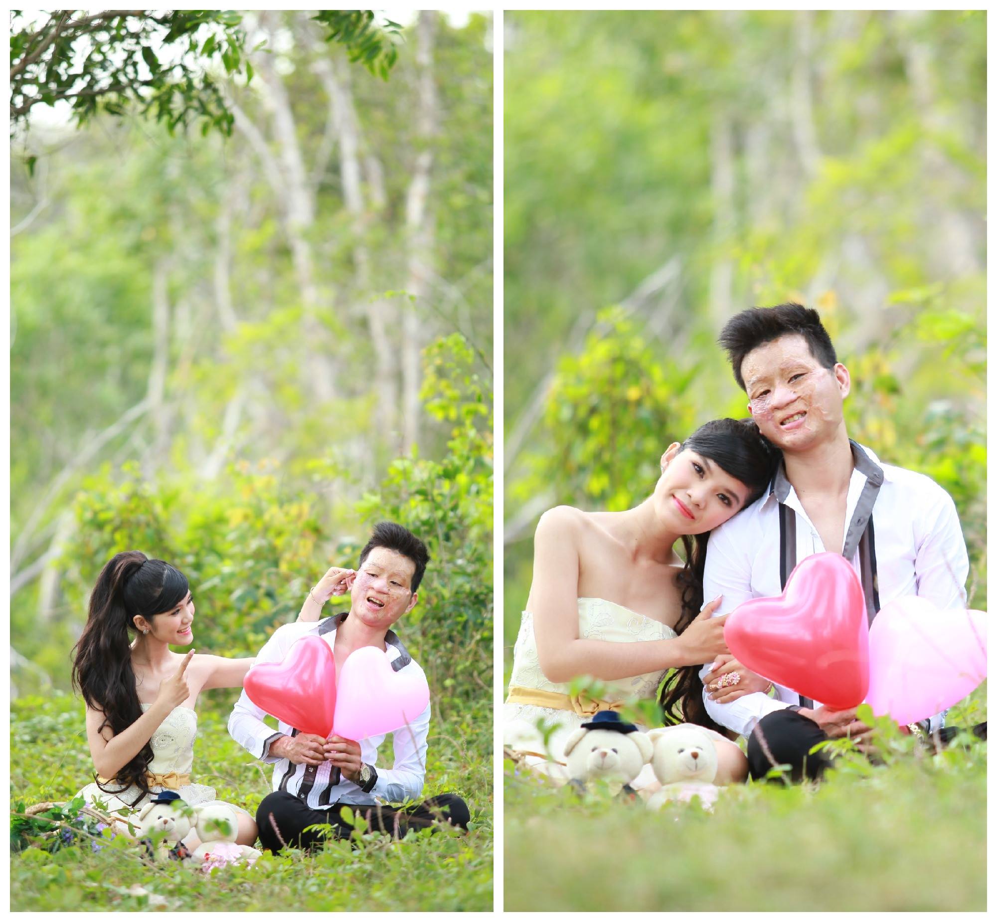 Cặp đôi “Chồng xấu vợ xinh” gây sốt cộng đồng mạng Việt