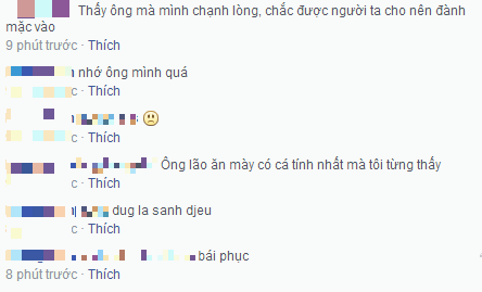 Xôn xao ông lão ăn mày có gu thời trang 