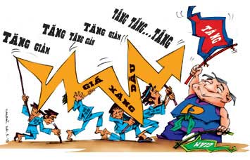 Hài hước ảnh chế xăng bất ngờ giảm giá